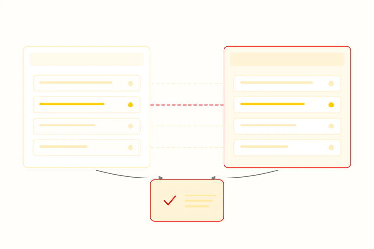 Marketplace evidence map matching the seller account, register entry, brand names and representative flag against a platform check.